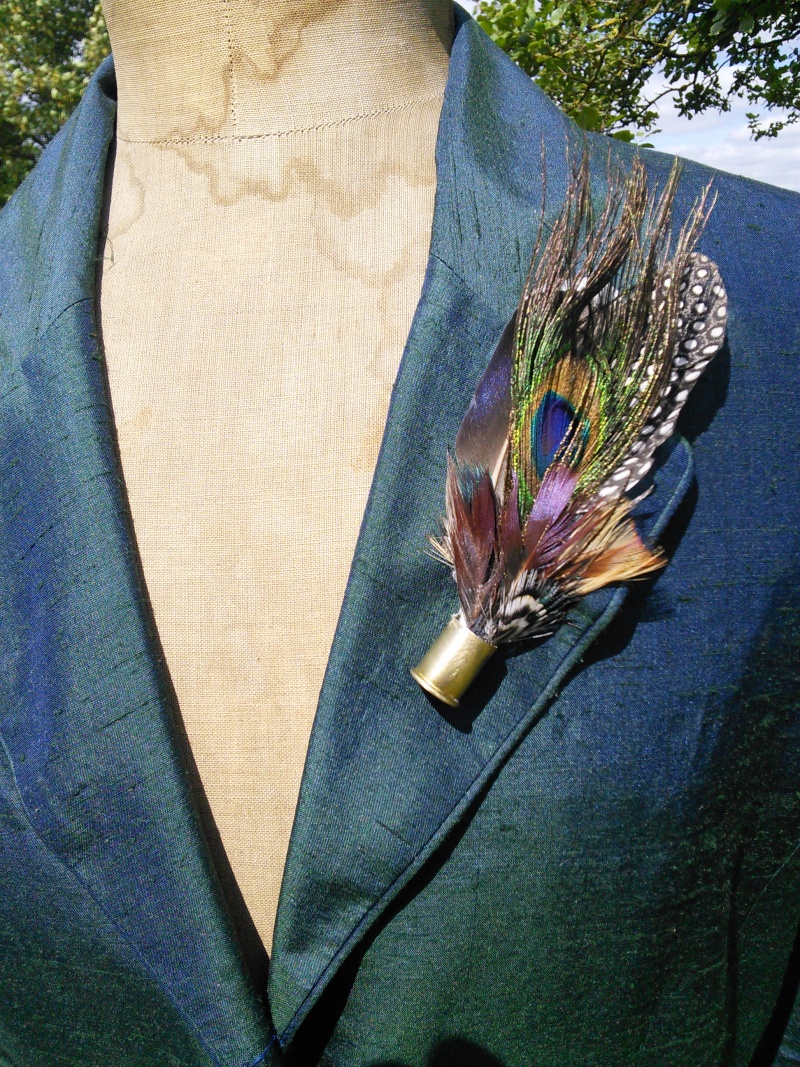 Feather Lapel Pin Game Fare